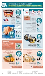 Promos Saumon dans le catalogue "-50% DE REMISE IMMÉDIATE SUR LE 2ÈME PRODUIT AU CHOIX" de Hyper U Saumon en promo dans le catalogue Hyper U à la page 20