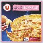 QUICHE LORRAINE OU TARTE A LA SAVOYADE SURGELEES - U en promo chez U Express QUICHE LORRAINE OU TARTE A LA SAVOYADE SURGELEES - U dans le catalogue U Express