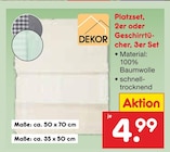 Platzset für 4,99 € bei Netto Marken-Discount im Angebot Platzset im aktuellen Netto Marken-Discount Prospekt