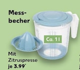 Messbecher mit Zitruspresse für 3,99 € bei Kaufland im Angebot Messbecher mit Zitruspresse im aktuellen Kaufland Prospekt