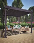 Pergola bioclimatique 3x3 Toscana - Carrefour à Roubaix Pergola bioclimatique 3x3 Toscana en promo chez Carrefour Roubaix à 649,99 €
