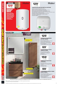 Promotion Tabouret dans le prospectus Brico Dépôt, valable du 17/07/2026 au 30/07/2026 Promo Tabouret dans le catalogue Brico Dépôt du moment à la page 4