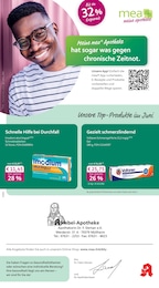 mea - meine apotheke Prospekt für Bad Bellingen mit 4 Seiten mea - meine apotheke Prospekt für Bad Bellingen: "Unsere Juni-Angebote", 4 Seiten, 01.06.2026 - 30.06.2026