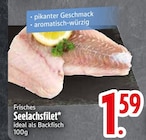 Aktuelle Lachs Angebote bei EDEKA in Augsburg Aktuelles Frisches Seelachsfilet Angebot bei EDEKA in Augsburg ab 1,59 €