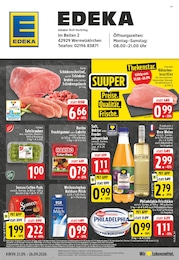 EDEKA Prospekt für Wermelskirchen mit 28 Seiten EDEKA Prospekt für Wermelskirchen: "Aktuelle Angebote", 28 Seiten, 21.09.2026 - 26.09.2026