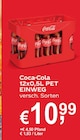Aktuelle Coca Cola Angebote bei Getränke Ellerkamp in Osnabrück Aktuelles Coca-Cola Angebot bei Getränke Ellerkamp in Osnabrück ab 10,99 €