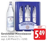 Mineralwasser Angebote von Gerolsteiner bei EDEKA Saarlouis für 5,49 €