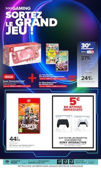 Promotion Console 3ds dans le prospectus Carrefour, valable du 07/07/2026 au 20/07/2026 Promo Console 3ds dans le catalogue Carrefour du moment à la page 7