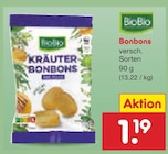 Kräuter Bonbons im Angebot bei Netto Marken-Discount in Stendal Kräuter Bonbons Angebote von BioBio bei Netto Marken-Discount Stendal für 1,19 €