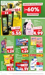 Waschmittel im Kaufland Prospekt "KNÜLLER" auf Seite 4