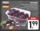 E center Neuendettelsau - Zwetschgen Angebot im Prospekt Zwetschgen bei E center im Neuendettelsau Prospekt für 1,99 €