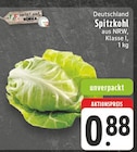 Spitzkohl bei EDEKA im Bedburg-Hau Prospekt für 0,88 €