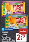 Toasty Hähnchenbrustfilet im ALDI SÜD Prospekt Toasty Hähnchenbrustfilet von Tillman's im aktuellen ALDI SÜD Prospekt für 2,79 €