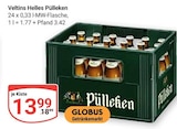 Aktuelle Veltins Angebote bei GLOBUS in Bad Kreuznach Aktuelles Helles Pülleken Angebot bei GLOBUS in Bad Kreuznach ab 13,99 €