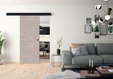 Kit porte coullissante rail aluminium noir optimum à Brico Dépôt dans Sommeville Kit porte coullissante rail aluminium noir optimum à Brico Dépôt dans Sommeville