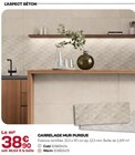 Carrelage mur pursue en promo chez Gedimat Carrelage mur pursue dans le catalogue Gedimat
