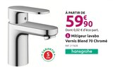 Mitigeur lavabo Vernis Blend 70 Chromé - hansgrohe en promo chez Mr. Bricolage Aix-en-Provence à 59,90 €