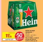 Bière Blonde - Heineken en promo chez Intermarché Hyper Toulouse à 5,77 €