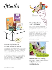 Schulbedarf im Alnatura Prospekt in Maintal Aktueller Alnatura Prospekt mit Schulbedarf, "Alnatura Magazin", Seite 6