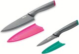 Couteau chef 15 cm + couteau éplucheur 9 cm fresh kitchen - Tefal en promo à 9,99 € chez Cora Couteau chef 15 cm + couteau éplucheur 9 cm fresh kitchen - Tefal dans le catalogue Cora