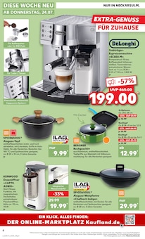 Kaffeevollautomat im aktuellen Kaufland Prospekt (Heilbronn) Kaffeevollautomat im Kaufland Prospekt "EXTRA-ANGEBOTE" mit 8 Seiten (Heilbronn)