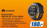 Smartwatch WATCH GT 5 Pro 46mm Angebote von Huawei bei expert Göttingen für 188,00 €