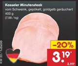 Kasseler Minutensteak im Angebot bei Netto Marken-Discount in St. Ingbert Kasseler Minutensteak Angebote bei Netto Marken-Discount St. Ingbert für 3,19 €