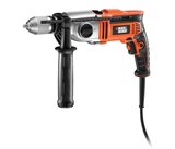 Perceuse à percussion - Filaire - 1100W en promo chez Brico Cash Perceuse à percussion - Filaire - 1100W dans le catalogue Brico Cash