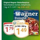 Aktuelles Steinofenpizza Angebot bei GLOBUS in Siegen (Universitätsstadt) ab 1,49 €