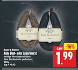 Ahle Leberwurst von Rack & Rüther für 1,99 € bei E center im Angebot Ahle Leberwurst von Rack & Rüther im aktuellen E center Prospekt