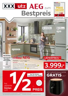Küche im XXXLutz Möbelhäuser Prospekt "AEG ZUM BESTPREIS" mit 16 Seiten (Heidelberg)