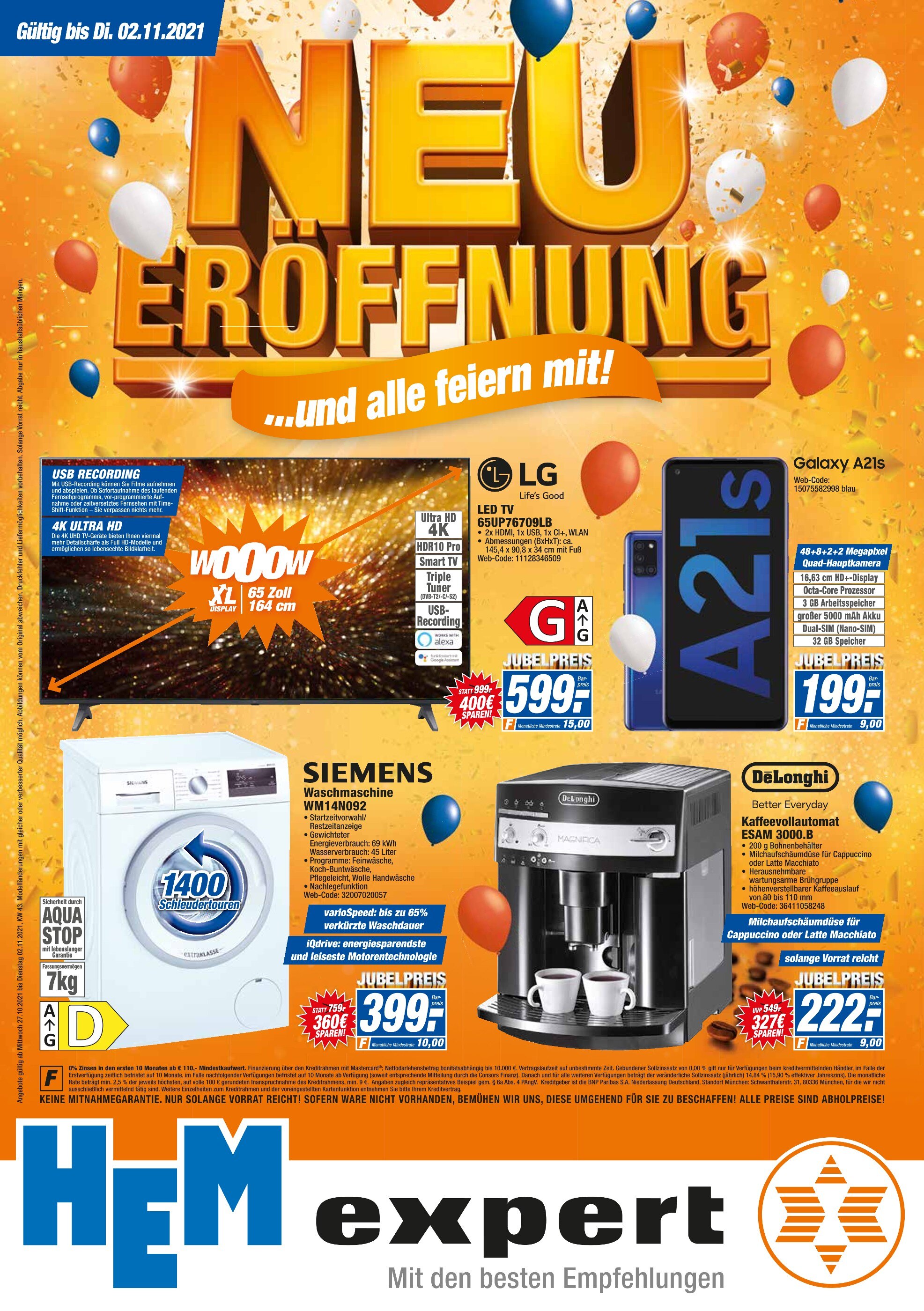 HEM expert Prospekt für Mainhardt mit 8 Seiten HEM expert Prospekt für Mainhardt: "NEU ERÖFFNUNG", 8 Seiten, 27.10.2021 - 02.11.2021