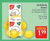 Zitronen von Gut & Günstig für 1,99 € bei Marktkauf im Angebot Zitronen von Gut & Günstig im aktuellen Marktkauf Prospekt