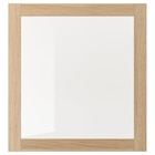 Wohnzimmermoebel im IKEA Prospekt Vitrinentür Eicheneff wlas/Klarglas 60x64 cm von SINDVIK im aktuellen IKEA Prospekt für 30,00 €