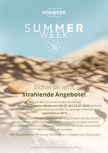 Aktueller VORWERK Prospekt (Margetshöchheim, 1 Seite zum blättern VORWERK Prospekt SUMMER WEEK mit 1 Seite