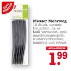 Messer Mehrweg im Angebot bei E center in Wiesbaden Messer Mehrweg Angebote von GUT & GÜNSTIG bei E center Wiesbaden für 1,99 €
