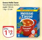 Heiße Tasse Tomaten Creme Angebote von Erasco bei GLOBUS Wetzlar für 1,19 €