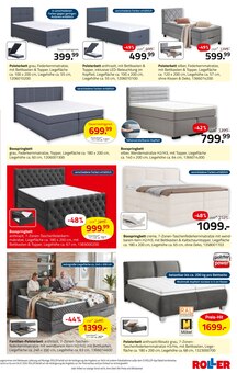 Bett im aktuellen ROLLER Prospekt (Koblenz) Bett im ROLLER Prospekt "ROLLER RABATTE RABATZ" mit 16 Seiten (Koblenz)