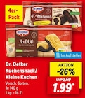 Kuchensnack/ Kleine Kuchen im Angebot bei Lidl in Magdeburg Kuchensnack/ Kleine Kuchen Angebote von Dr. Oetker bei Lidl Magdeburg für 1,99 €
