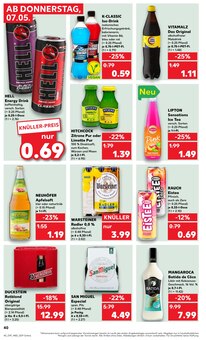 Warsteiner im Kaufland Prospekt "KNÜLLER" mit 63 Seiten (Bad Homburg (Höhe))