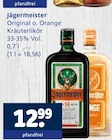 Original im Angebot bei Getränkewelt in Wuppertal Original Angebote von Jägermeister bei Getränkewelt Wuppertal für 12,99 €