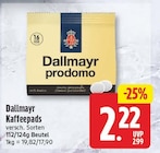 Kaffeepads im Angebot bei WEZ in Bad Salzuflen Kaffeepads Angebote von Dallmayr bei WEZ Bad Salzuflen für 2,22 €