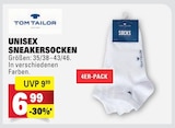 Unisex Sneakersocken Angebote von Tom Tailor bei Marktkauf Leinfelden-Echterdingen für 6,99 €