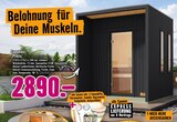 Saunahaus Presto im aktuellen Hornbach Prospekt