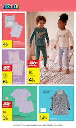Prix et réduction Pyjama Enfant dans le prospectus Carrefour en cours Offre Pyjama Enfant dans le catalogue Carrefour du moment à la page 39