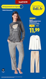 Pyjama Femme Angebote im Prospekt "Ca vaut le coup." von Lidl Pyjama Femme Angebote im Prospekt "Ca vaut le coup." von Lidl auf Seite 55