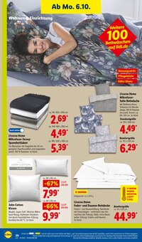 Bettwäsche im Lidl Prospekt "LIDL LOHNT SICH" mit 70 Seiten (Mannheim)