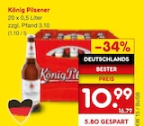 Pilsener Angebote von König bei Netto Marken-Discount Voerde für 10,99 €
