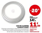 Lot de 2 lampes Light - Starlyf dans le catalogue Hyper U