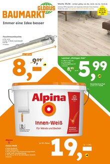 Globus-Baumarkt Prospekt Immer eine Idee besser mit 14 Seiten